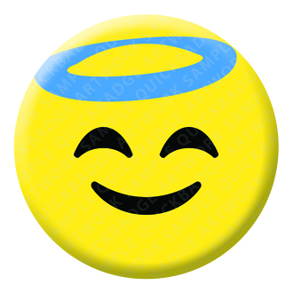 😇 Smiling face w/ halo emoji