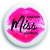 Kiss the Miss Goodbye Hen Party Badge