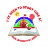 Custom Text Story Time Stickers 35mm Round