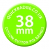 38mm (1 1/2 Inch) Custom Button Pin Badges