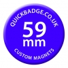 59mm (2 1/4 inch) Custom Fridge Magnets