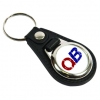 Leather Style Keyring - Insert 25mm