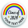 Class of Custom Text Button Pin Badge